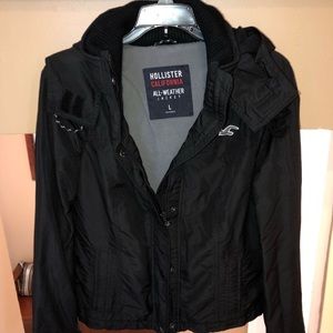 Hollister All-Weather Jacket in Black